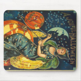 Vintages Halloween-Poster Mousepad