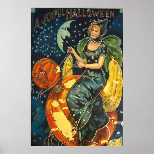 Vintages Halloween-Poster Poster (Vorne)