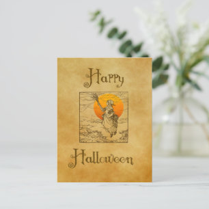 Vintages Halloween-Postkarte Feiertagspostkarte