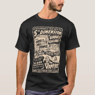 Vintages Halloween Psychedlic Vampire Doll People T-Shirt