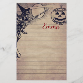 Vintages Halloween Schreibpapier Briefpapier