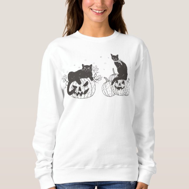 Vintages Halloween-Shirt, Halloween-Sweatshirt, Ka Sweatshirt (Vorderseite)