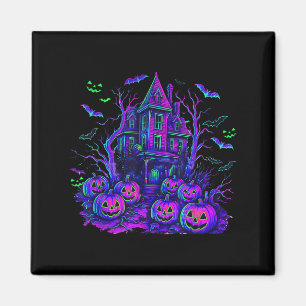 Vintages Halloween Soky Scene Retro Pumpkin Y Seas Magnet