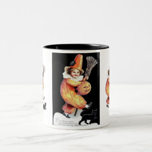 Vintages Halloween-Sparkling-Kostüm-Party Zweifarbige Tasse