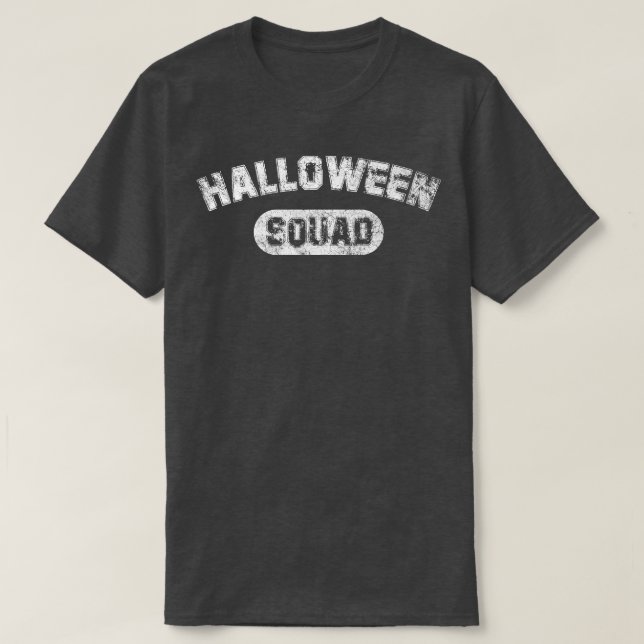 Vintages Halloween-Squad T-Shirt (Design vorne)