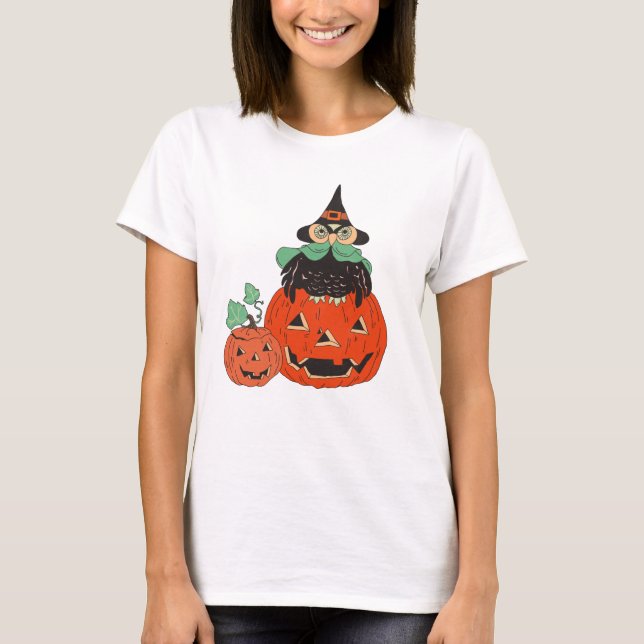 Vintages Halloween T-Shirt (Vorderseite)