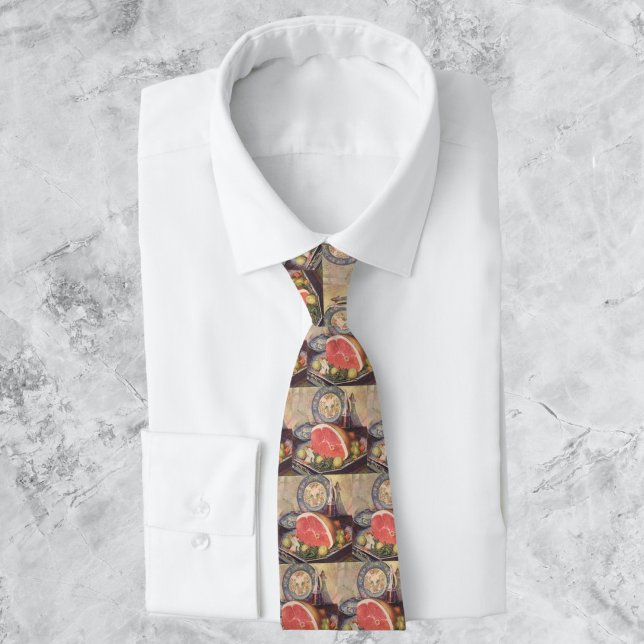 Vintages Hammabendessen mit grünen Bohnen und Kart Krawatte (Von Creator hochgeladen)