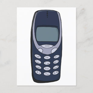 Vintages Handy Feiertagspostkarte