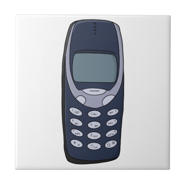 Vintages Handy Fliese (Vorderseite)