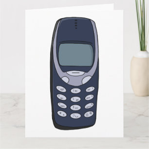 Vintages Handy Karte