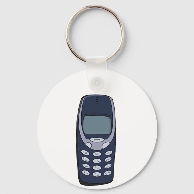Vintages Handy Schlüsselanhänger (Vorderseite)