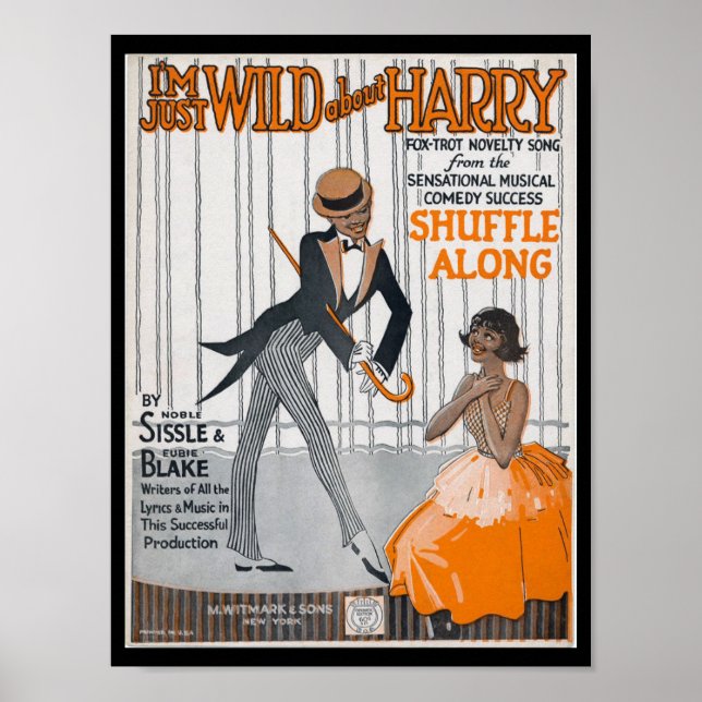 Vintages Harlem-Renaissance-Poster Poster (Vorne)