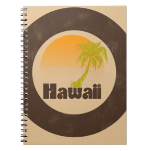 Vintages Hawaii-Logo Notizblock