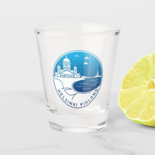 Vintages Helsinki Finnland Schnapsglas