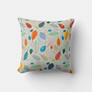 Vintages Herbstleaves Illustrationsmuster Kissen