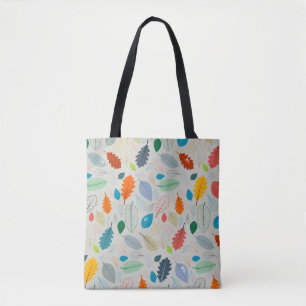 Vintages Herbstleaves Illustrationsmuster Tasche