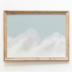 Vintages Himmelsposter Kinderzimmer Poster