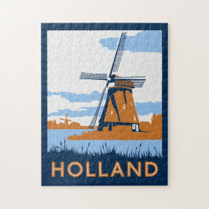 Vintages Holland-Plakat
