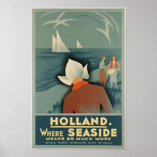 Vintages Holland-Reise-Plakat Poster