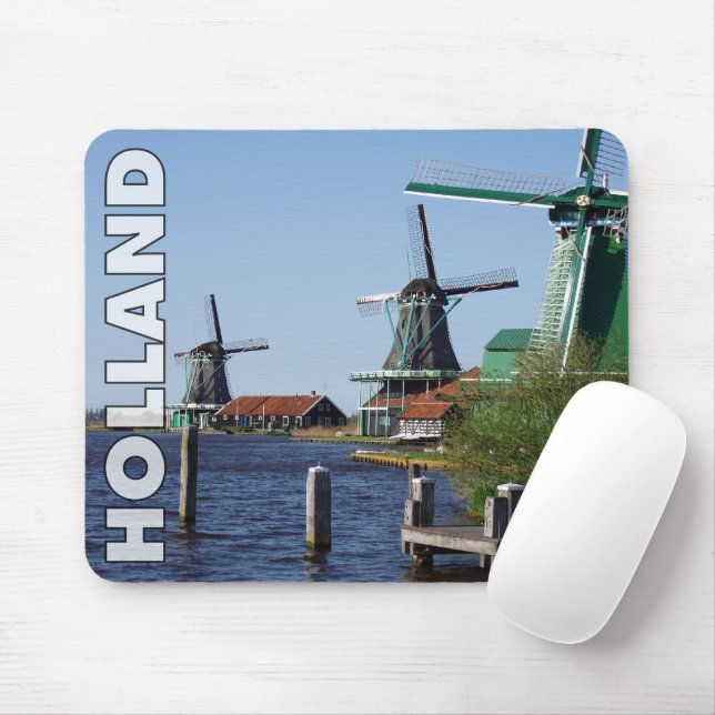 Vintages holländisches Foto Mousepad (Mit Mouse)