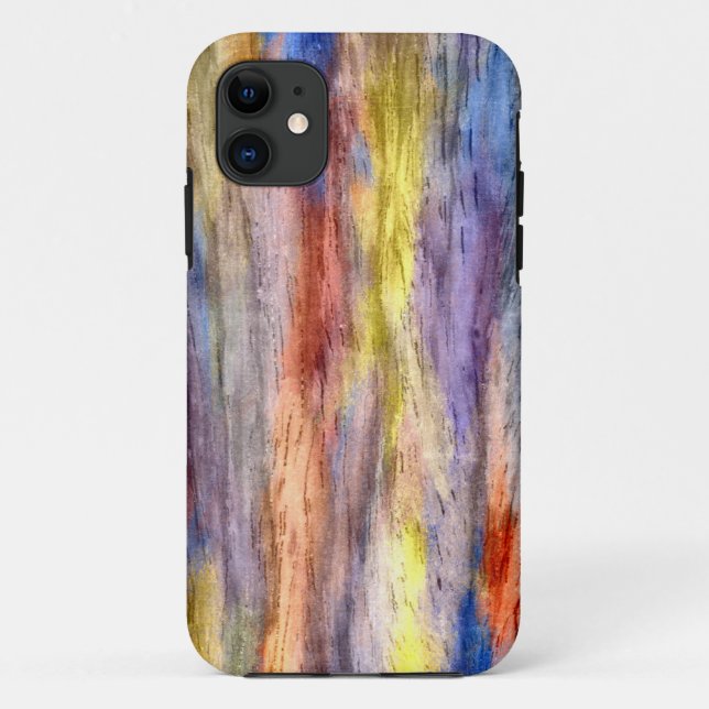 Vintages Holz Abstrakte Kunst Case-Mate iPhone Hülle (Rückseite)