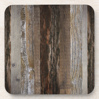 Vintages Holz aus Holz Getränkeuntersetzer