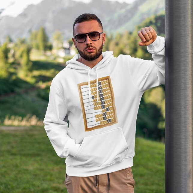 Vintages hölzernes Abacus-Klassikwerkzeug Hoodie (Von Creator hochgeladen)
