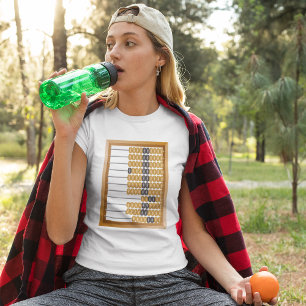 Vintages hölzernes Abacus-Klassikwerkzeug T-Shirt