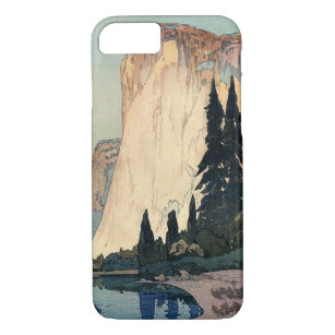 Vintages Holzhaus Art El Capitan Yosemite Park Case-Mate iPhone Hülle