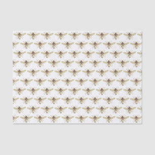 Vintages Honey Bee Gemustert Tissue Seidenpapier