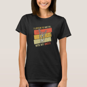 Vintages Hörmetall mit Onkel Rock Music Liebe T-Shirt