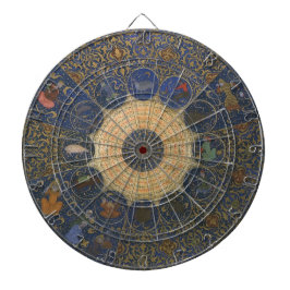 Vintages Horoskop, antik-islamischer Zodiak Dartscheibe