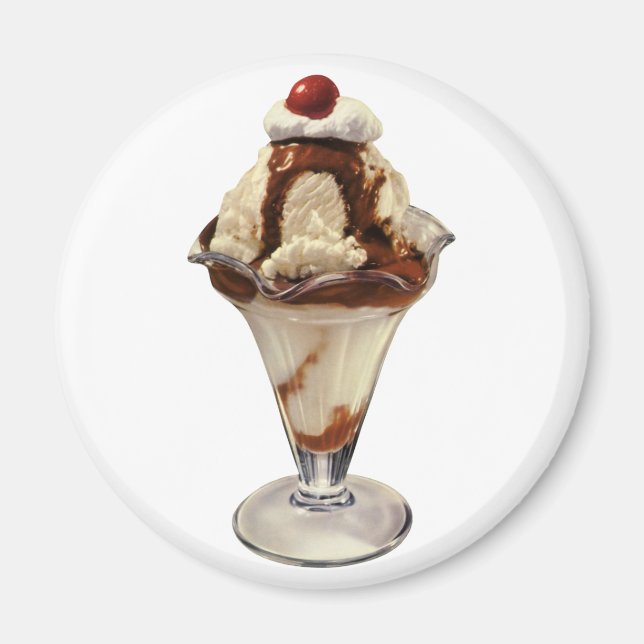 Vintages Hot Fudge Ice Magnet (Vorne)