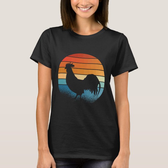 Vintages Hühnerhandy T-Shirt (Vorderseite)