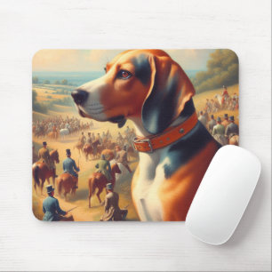 Vintages Hundbild Mousepad
