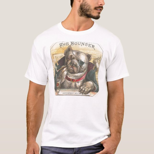 Vintages Hundeprahler-Bar T-Shirt (Vorderseite)