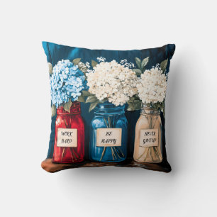 Vintages Hydrangea-Trio Kissen