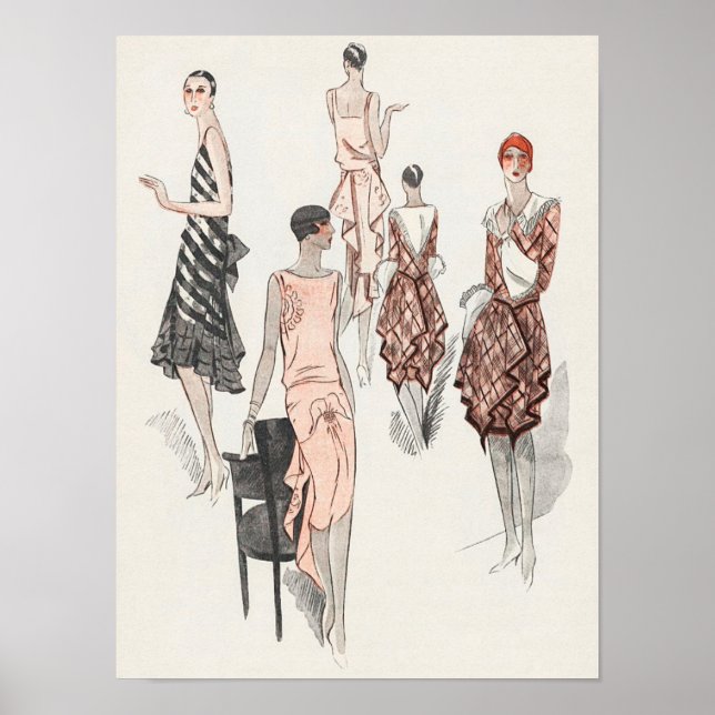 Vintages Illustrations-Poster Poster (Vorne)