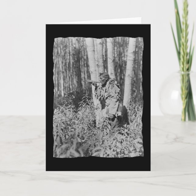 Vintages Indianerkrebs Karte (Vorderseite)