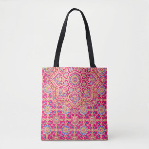 Vintages Indianerstickermuster Tasche