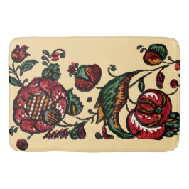 Vintages indisches Cotton Chintz Fabric Badematte