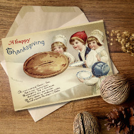 Vintages individuelles Glücksszenario Feiertagskarte