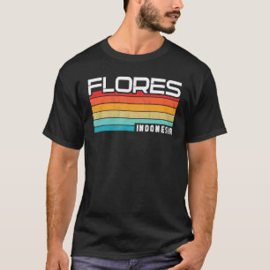 Vintages Indonesien Urlaub Reisen Asien Flores T-Shirt