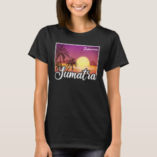 Vintages Indonesien Urlaub Reisen Asien Sumatra T-Shirt