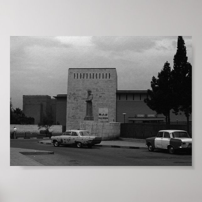 Vintages Irak-Bagdad-Museum Poster (Vorne)