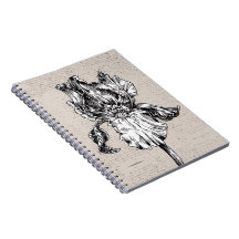 Vintages Iris-Zeichnen