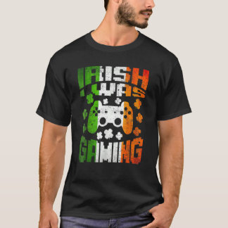 Vintages Irisch Ich spielte St Patricks Day Video T-Shirt
