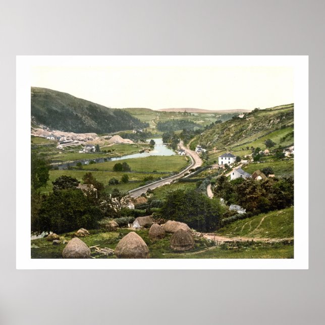 Vintages Irland drucken, Avoca Landkreis Wicklow Poster (Vorne)