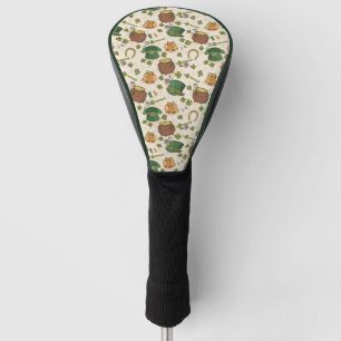 Vintages Irland-Ikonen-Muster Golf Headcover
