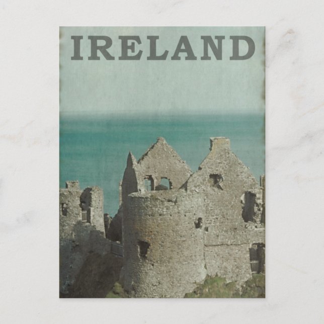 Vintages Irland Postkarte (Vorderseite)